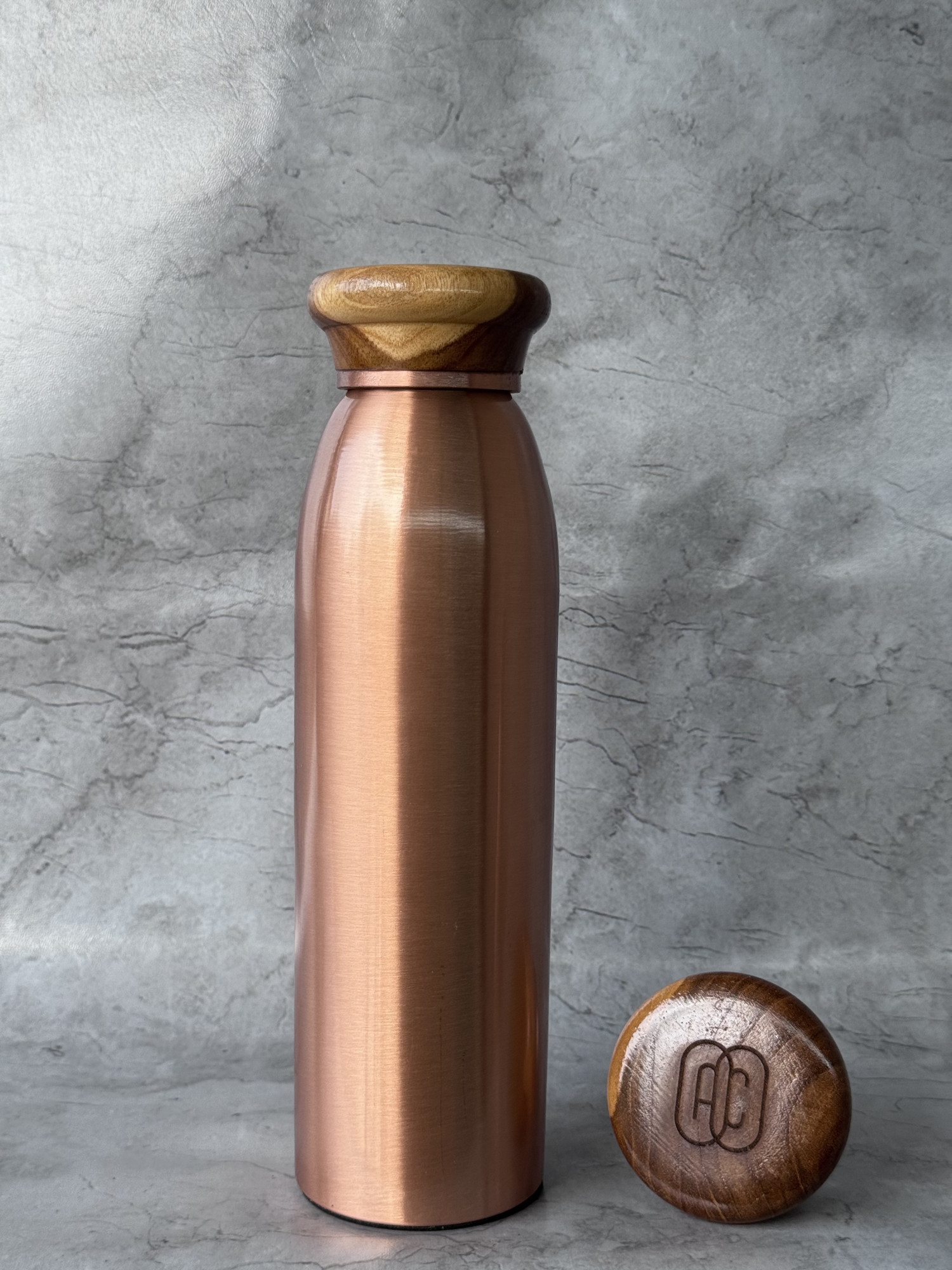 Ac Ayurveda Plain Copper Bottle 1000 Ml - 1 U