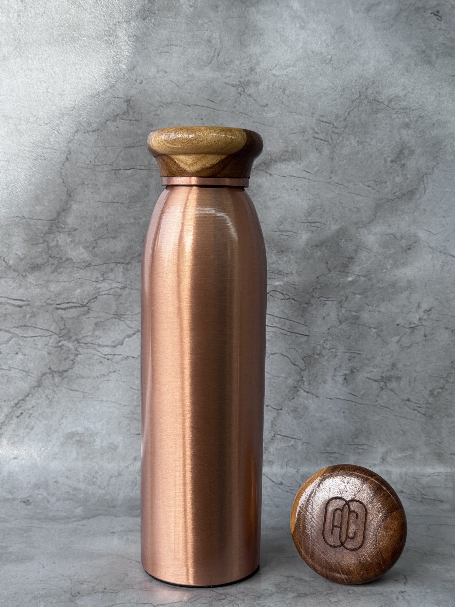 Ac Ayurveda Plain Copper Bottle 1000 Ml - 1 U