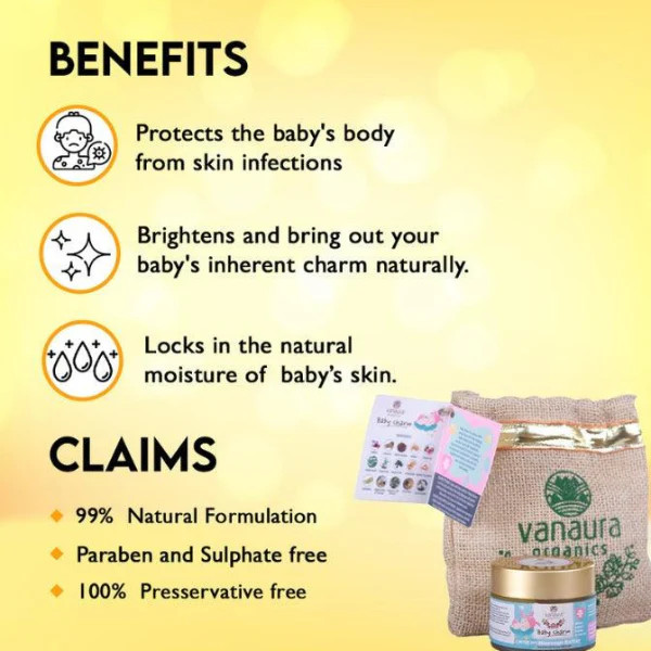 Baby charm before bath massage butter - 50 gm