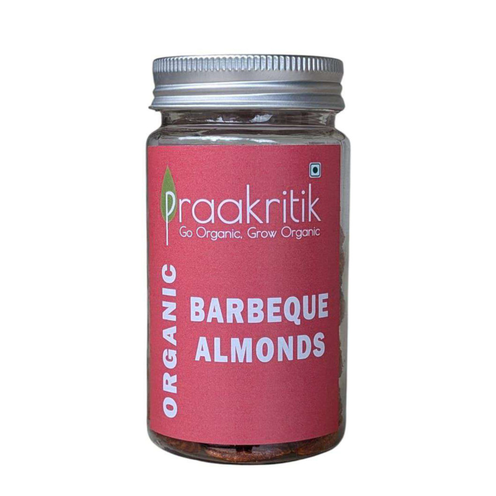 Praakritik Natural Barbeque Almonds - 100 Gm