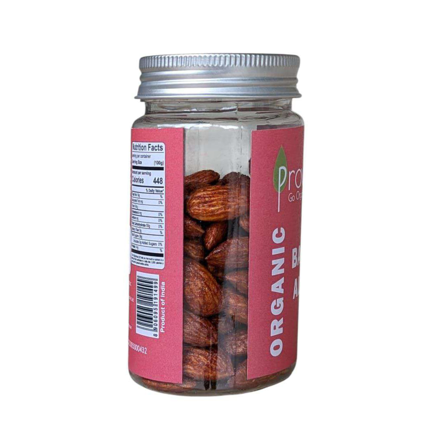 Praakritik Natural Barbeque Almonds - 100 Gm