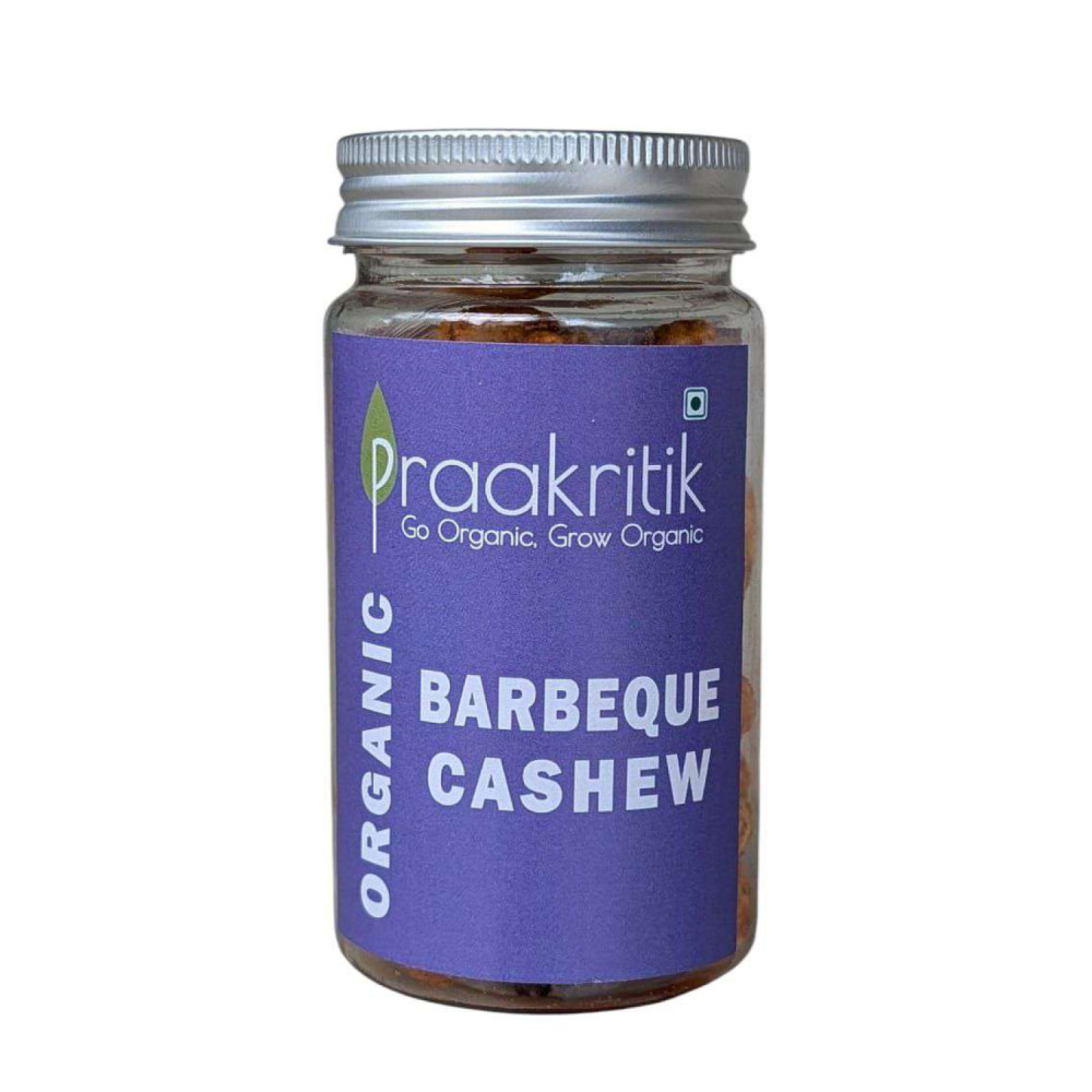 Praakritik Natural Barbeque Cashew - 100 Gm