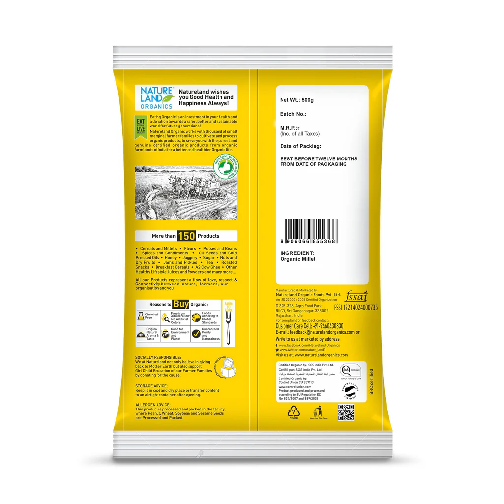 Natureland Barnyard Millet - 500 Gm