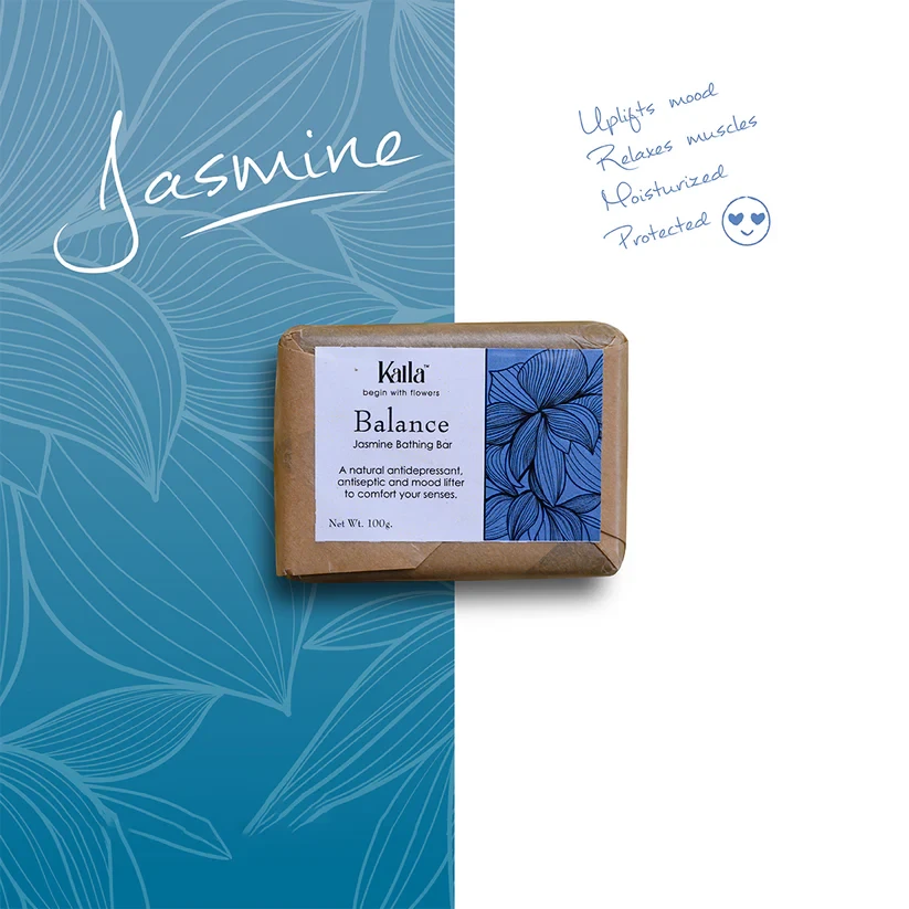 Kalla Jasmine Soap Box 100gx4u - 400 Gm