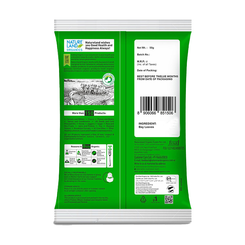 Natureland Bay Leaves - 50 Gm