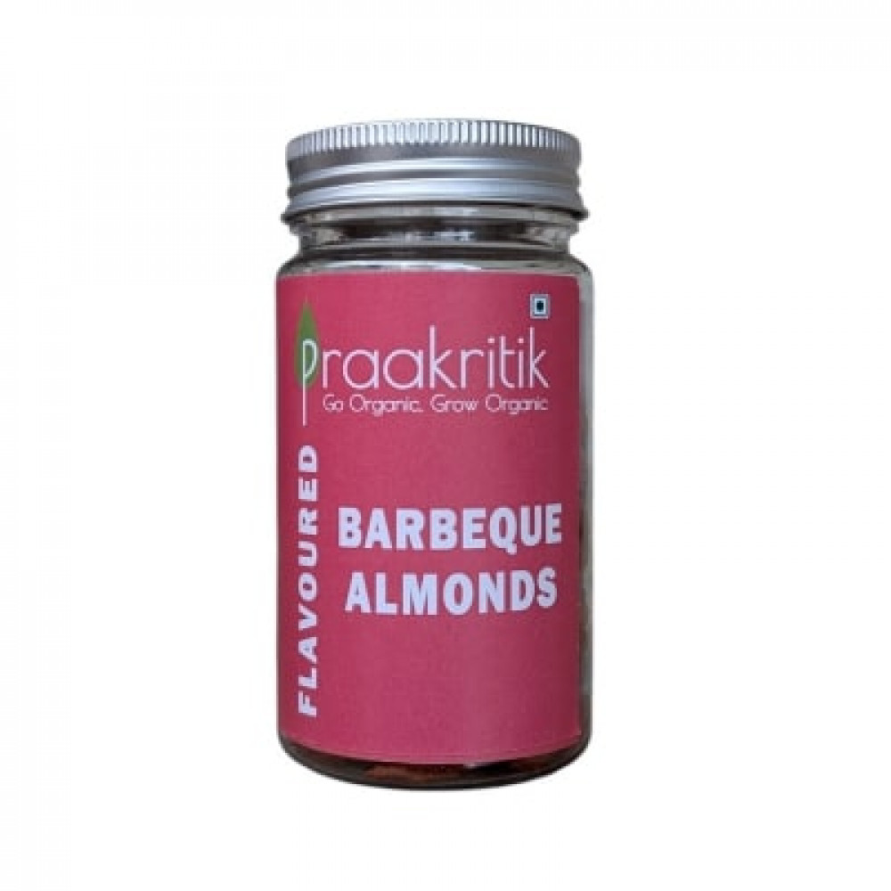 Praakritik Natural Barbeque Almonds - 100 Gm