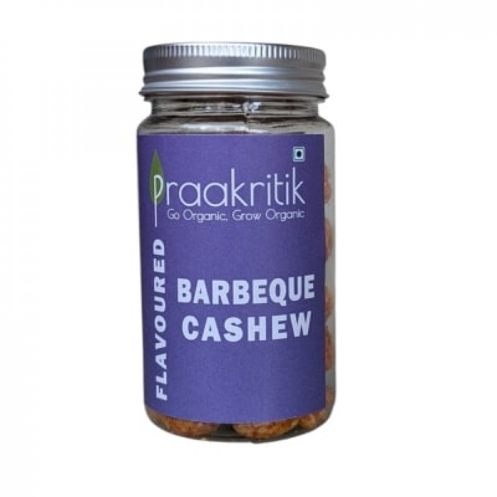 Praakritik Natural Barbeque Cashew - 100 Gm