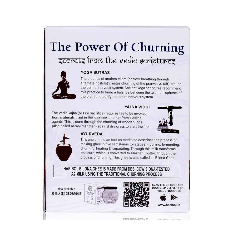 Hari Bol A2 Bilona Ghee - 500 Ml