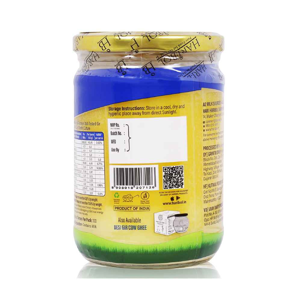 Hari Bol A2 Bilona Ghee - 500 Ml