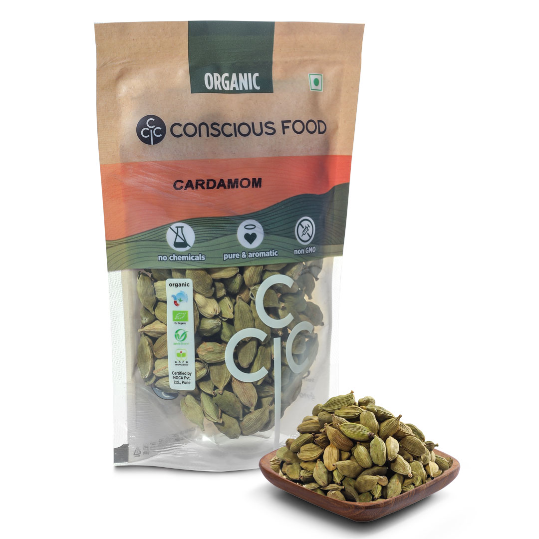 Conscious Food Cardamom - 50 Gm