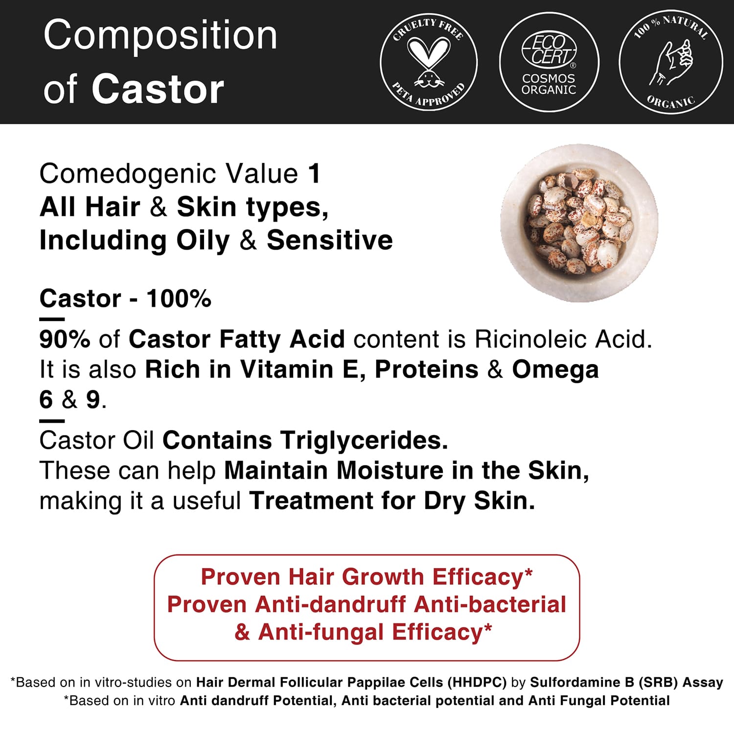 Soulflower Coldpressed Castor Carrier Oil 225ml