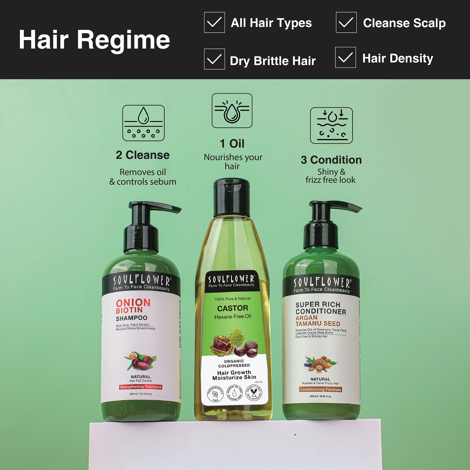 Soulflower Coldpressed Castor Carrier Oil 225ml