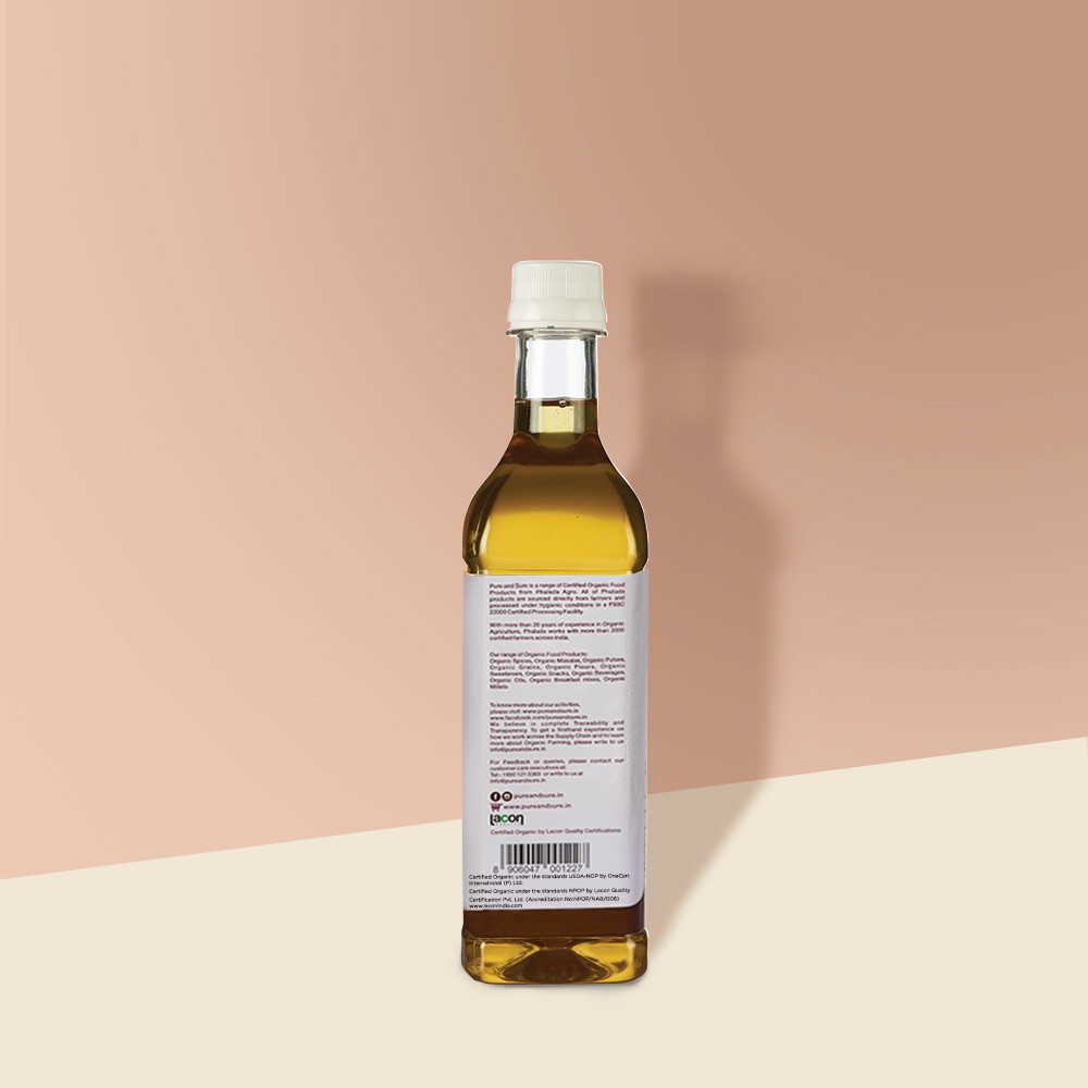 Pure Sure Organic Castor Oil - 500 Ml