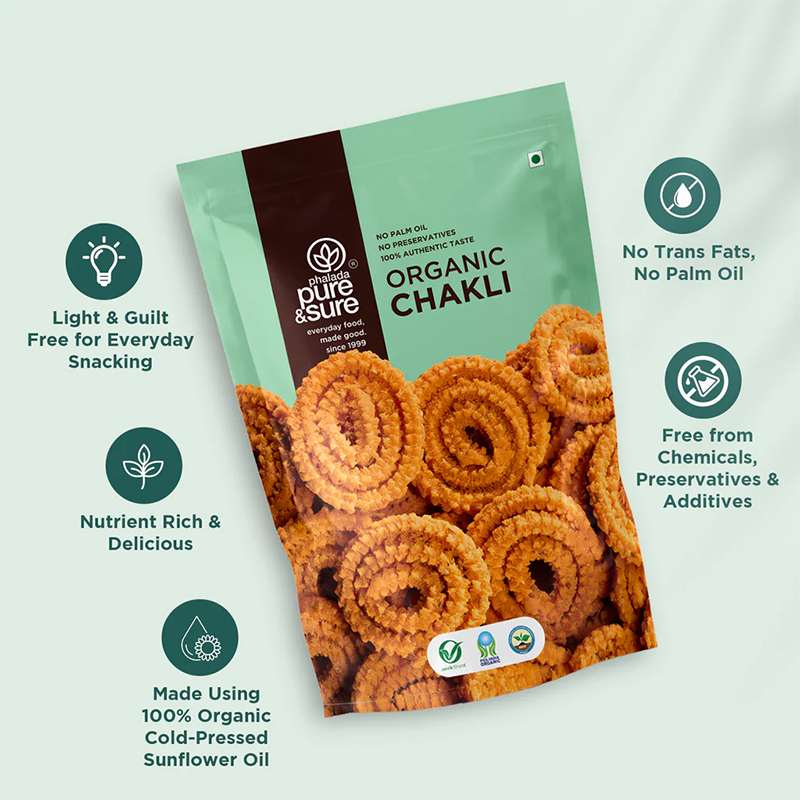 Pure Sure Organic Chakli - 120 Gm