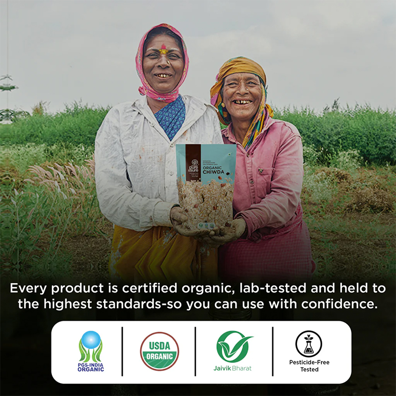 Pure Sure Organic Sweet Salt Chiwda - 100 Gm