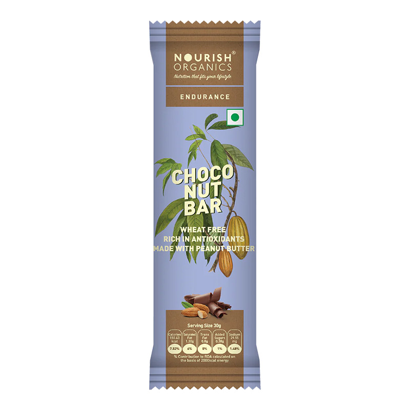 Nourish Organics Choco Nut Bar 30g