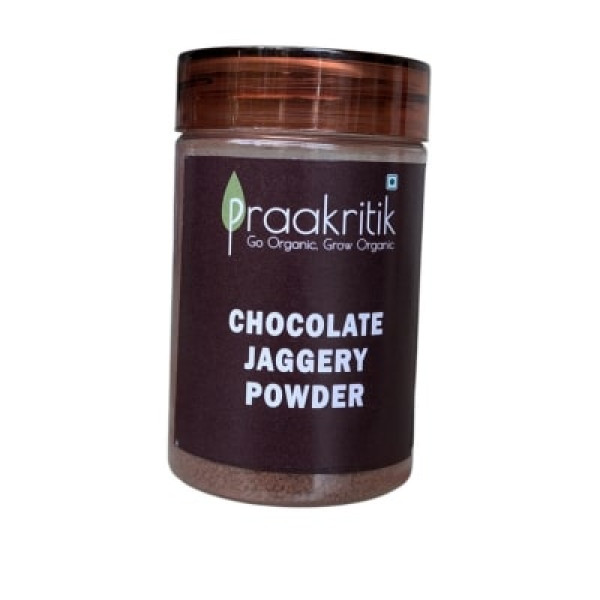 Image of Praakritik Natural Chocolate Jaggery Powder Drink Mix - 100 Gm