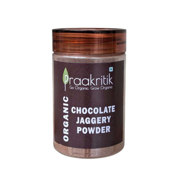 Image of Praakritik Natural Chocolate Jaggery Powder Drink Mix - 100 Gm