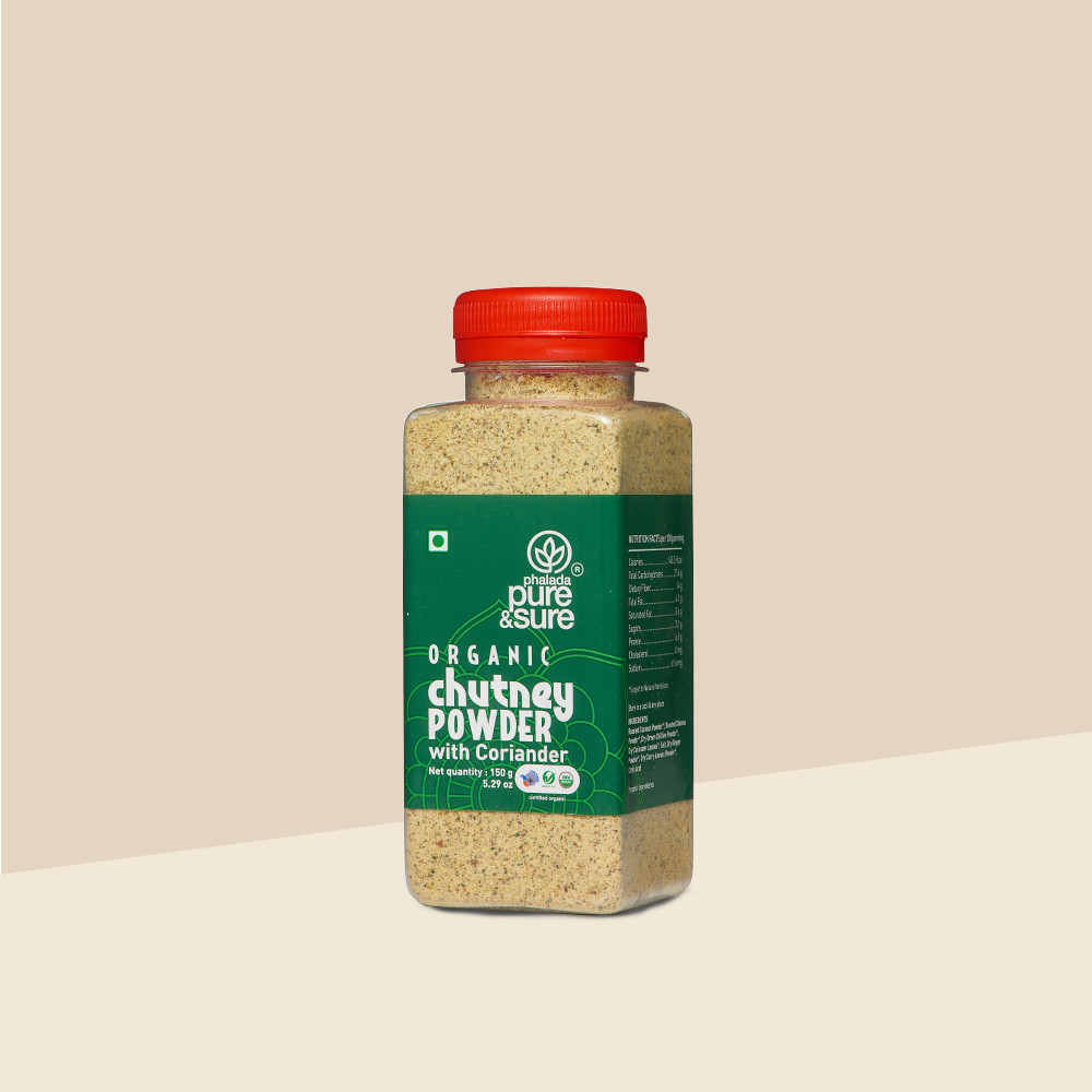 Pure  Sure Organic Chutney Powder - Coriander - 150 Gm