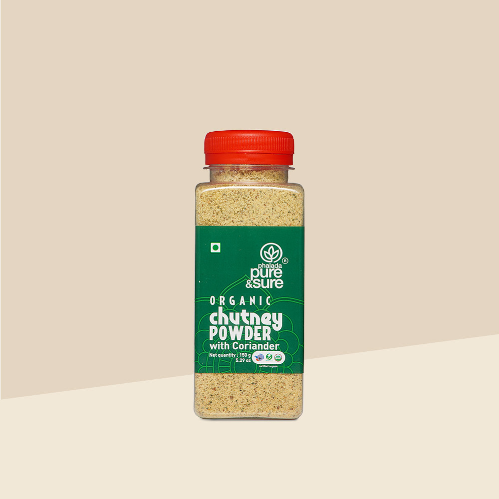 Pure  Sure Organic Chutney Powder - Coriander - 150 Gm