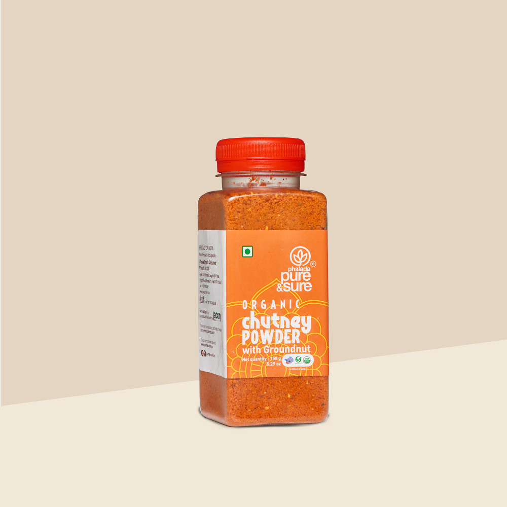 Pure  Sure Organic Chutney Powder - Groundnut - 150 Gm