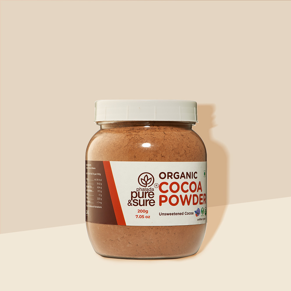 Pure Sure Organic Cocoa Powder - 200 Gm