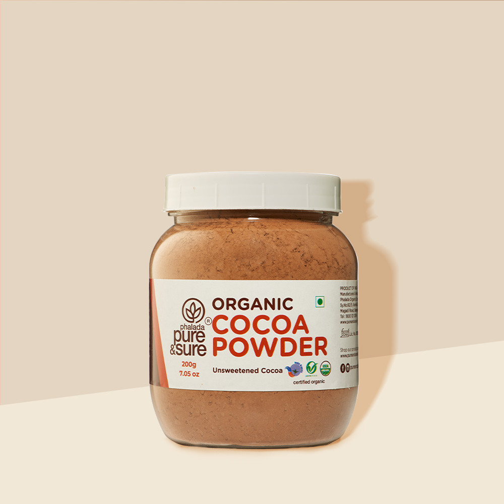 Pure Sure Organic Cocoa Powder - 200 Gm