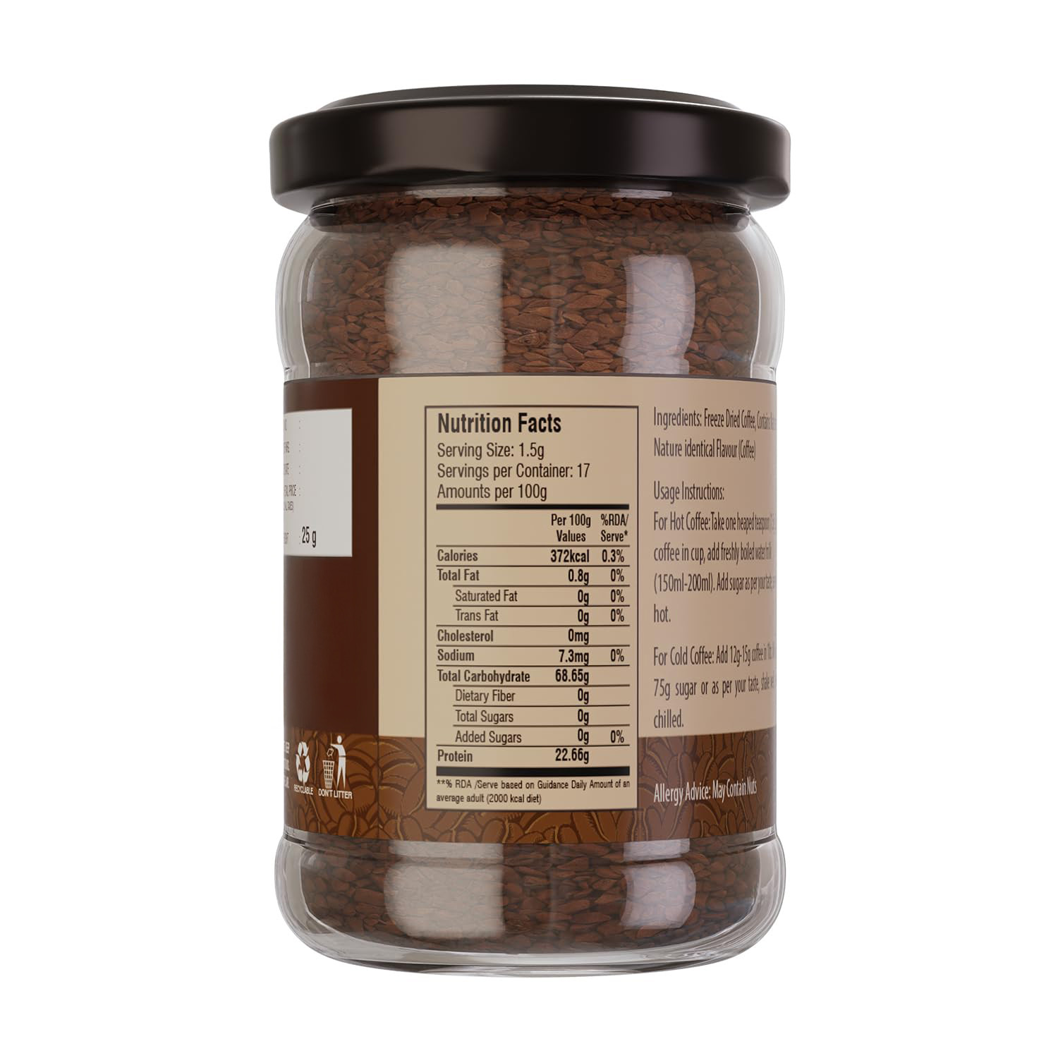 Instant Espresso Coffee - 25 gm