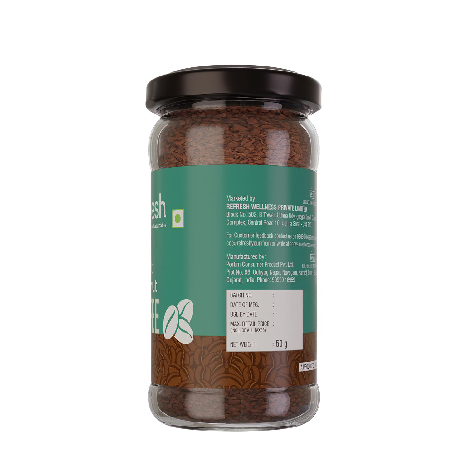 Instant Hazelnut Coffee - 50 gm