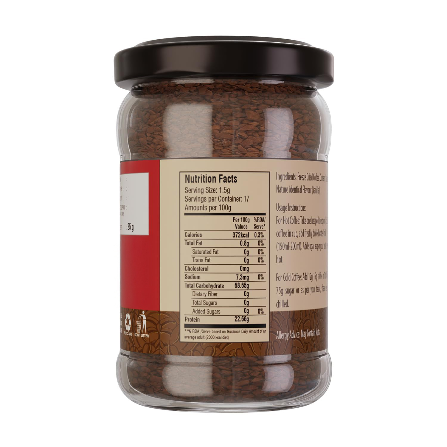 Instant Vanilla Coffee - 25 gm