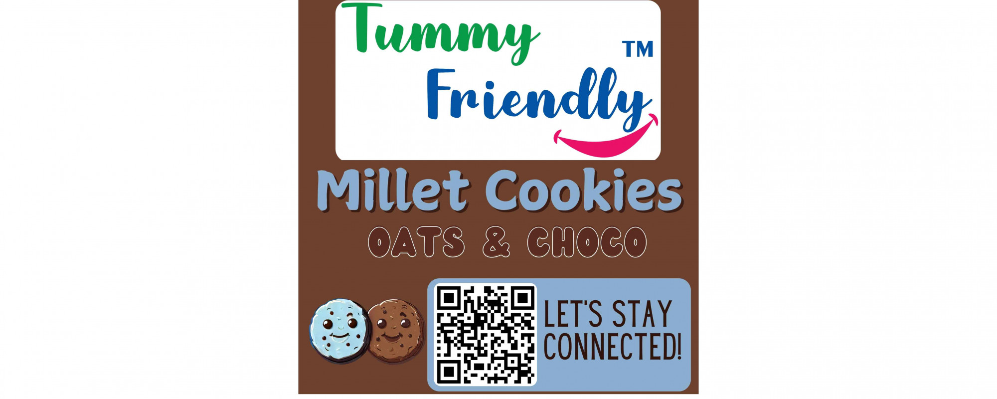 TummyFriendly Foods Millet Cookies Oats And Chocolate - 75 Gm