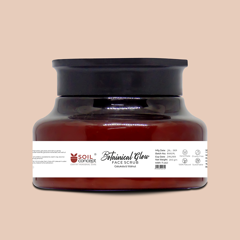 Soil Concept Botainical Glow Face Scrub - 200 Gm