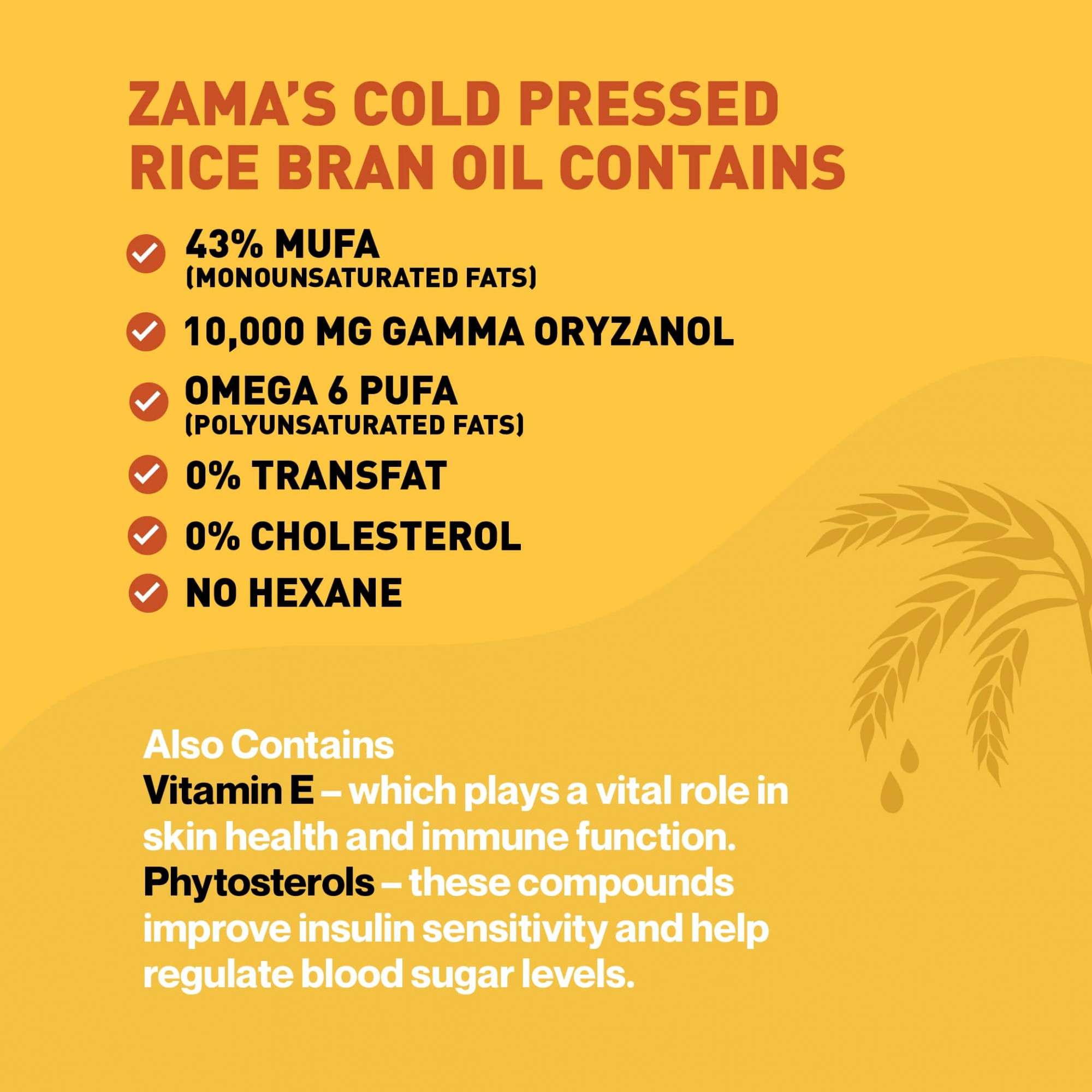 Zama organic Cold Pressed Rice Bran Oil - 500 Ml