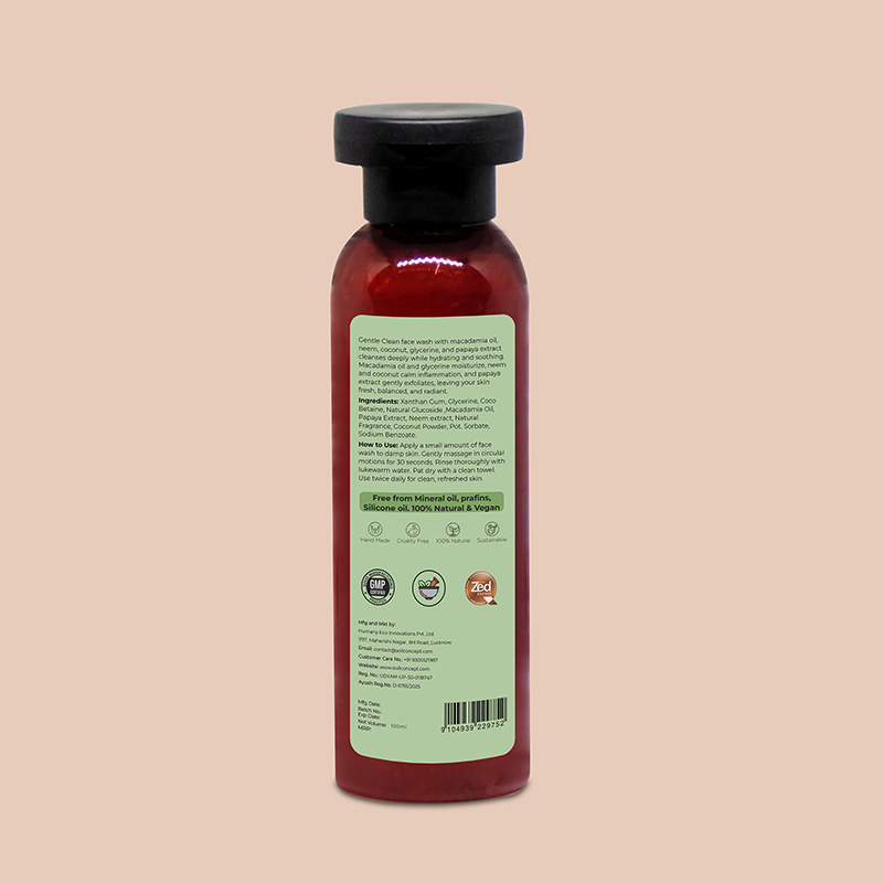 Soil Concept Gentle Clean Face Wash - 100 Ml