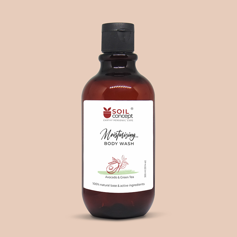 Soil Concept Moisturizing Body Wash Avocado  Green Tea - 300 Ml