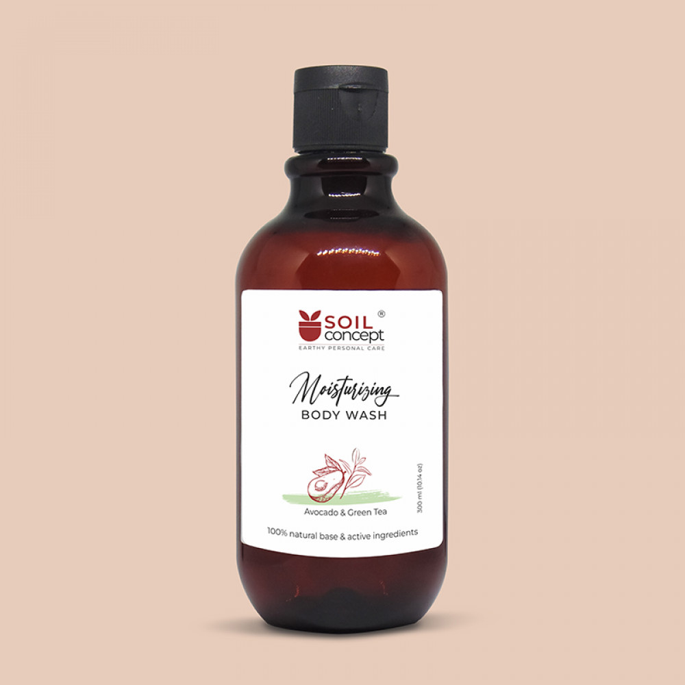 Image of Soil Concept Moisturizing Body Wash Avocado &amp; Green Tea - 300 Ml