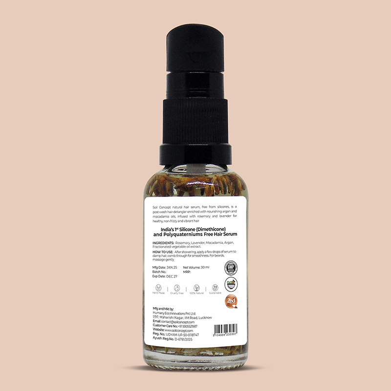 Soil Concept Natural Hair Serum - 30 Ml