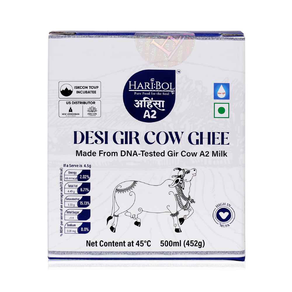 Hari Bol A2 Desi Gir Cow Ghee - 500 Ml