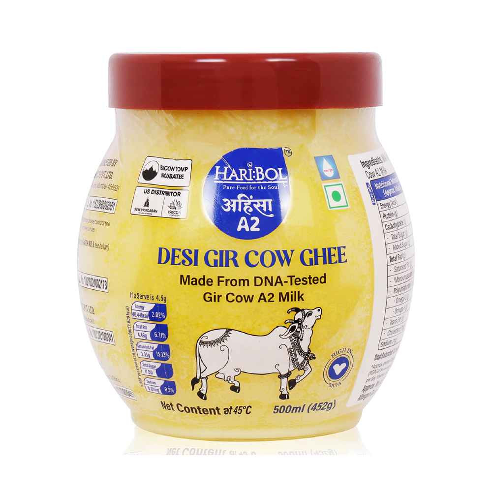 Hari Bol A2 Desi Gir Cow Ghee - 500 Ml