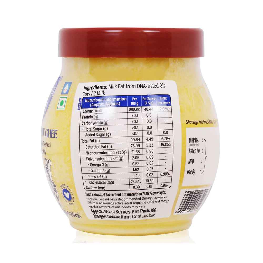 Hari Bol A2 Desi Gir Cow Ghee - 500 Ml