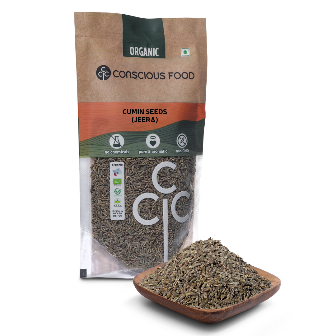 Conscious Food Cumin Seeds Jeera - 100 Gm