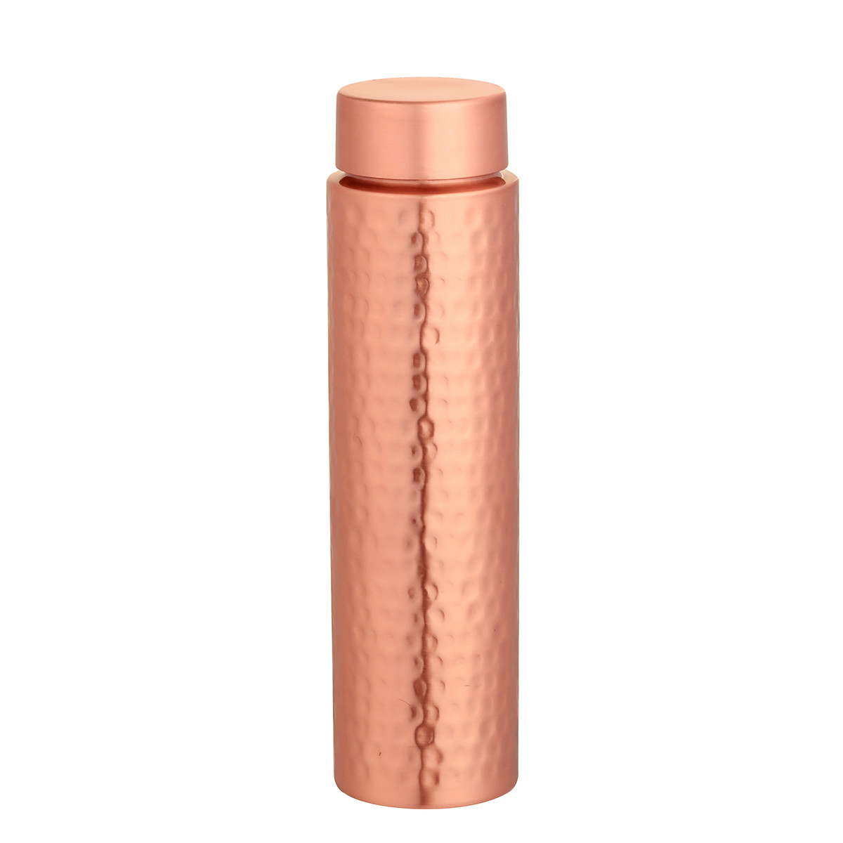 Copper Jelly Hammered Bottle - 600ml Ayurvedic Health Benefits Keeps Water Fresh Enhances Immunity Copper Bottle for Home School Office Tamba Bottle
