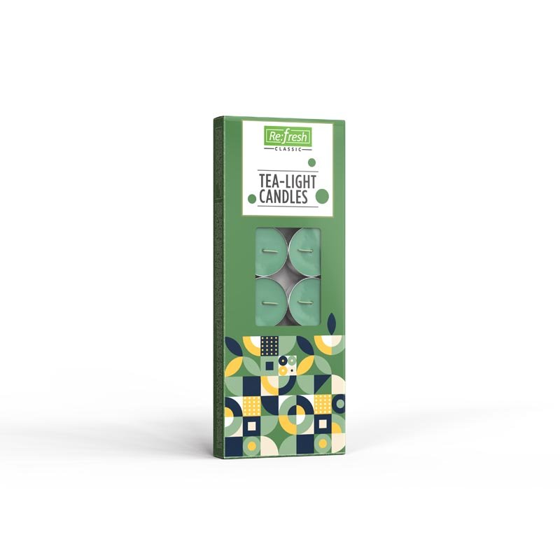 Buy Green Tealight Candles Online at Refresh