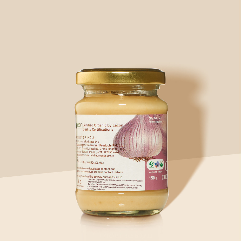 Pure Sure Organic Garlic Paste - 150 Gm