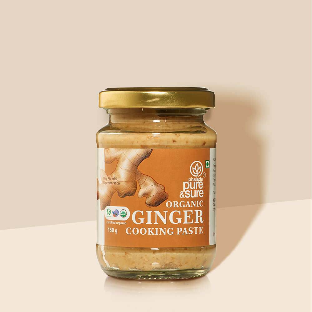 Pure Sure Organic Ginger Paste - 150 Gm
