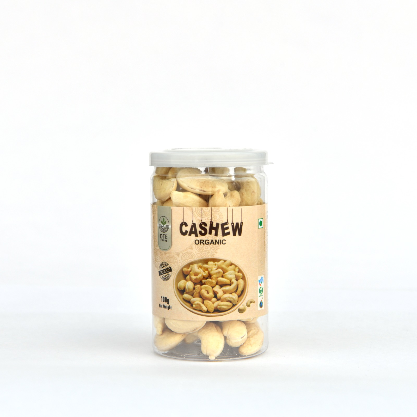 Down To Earth Organic Cashew Pet Can - 100 Gm