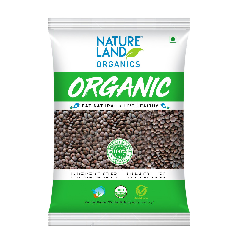 Natureland Masur Whole - 500 Gm