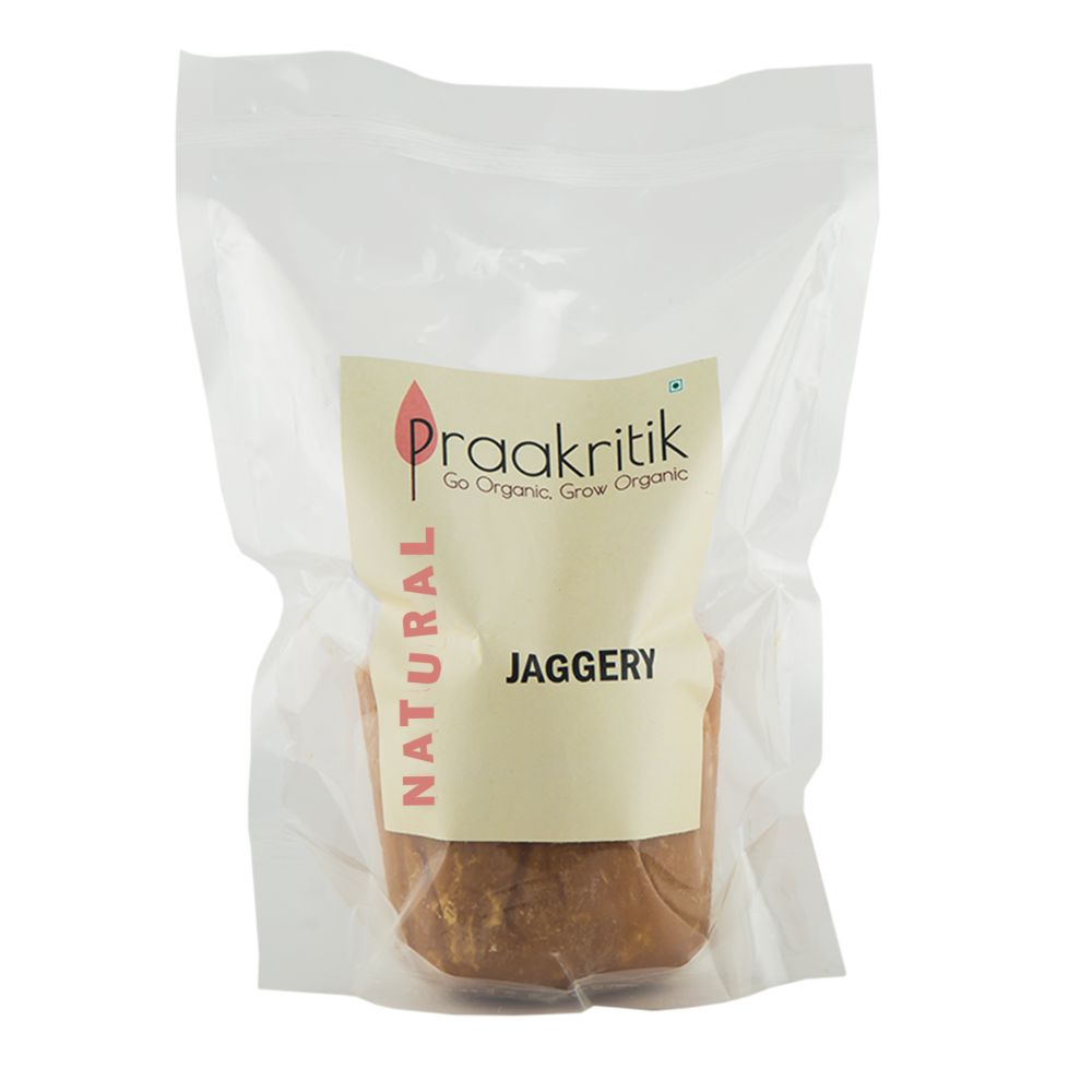 Praakritik Organic Jaggery Block Traditional Indian Sweetener  Gud Bheli  Manda vellam  Gur Bheli  Jaggery Whole  900Gm