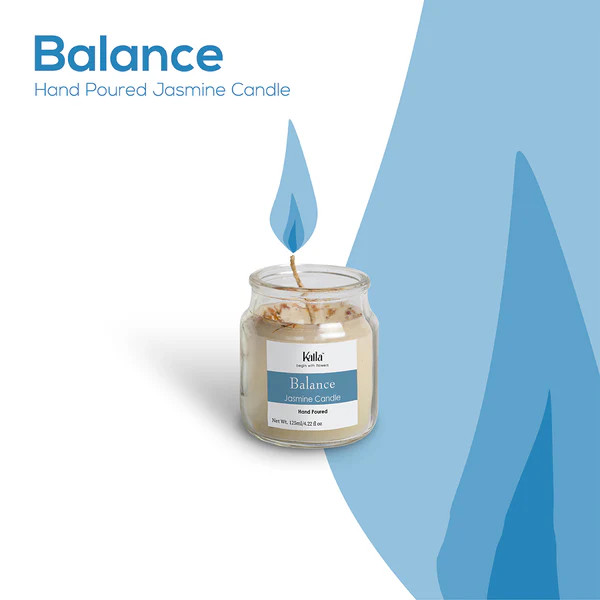Kalla Jasmine Fragrant Jar Candle 125 Ml - 1u