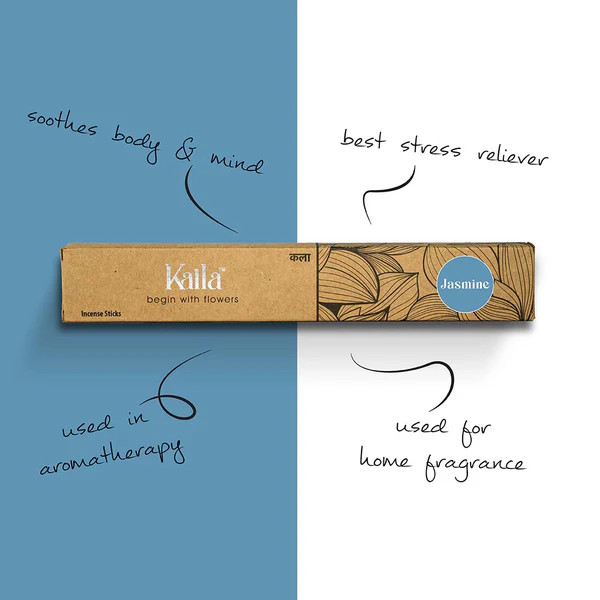 Kalla Jasmine Agarbatti 40u - 70 Gm